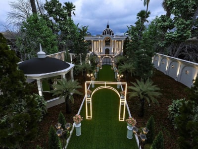 باغ تالار عمارت عرش
