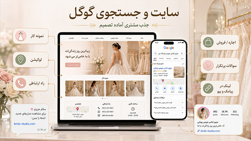 سایت و جستجوی گوگل